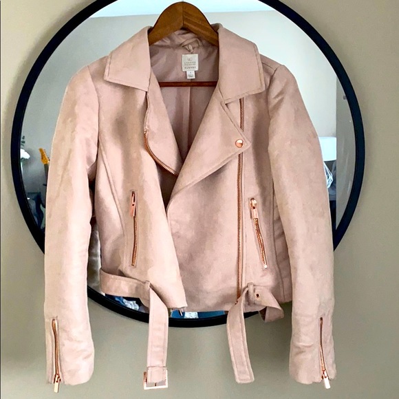 LC Lauren Conrad Jackets & Blazers - Lauren Conrad Rose Suede Jacket